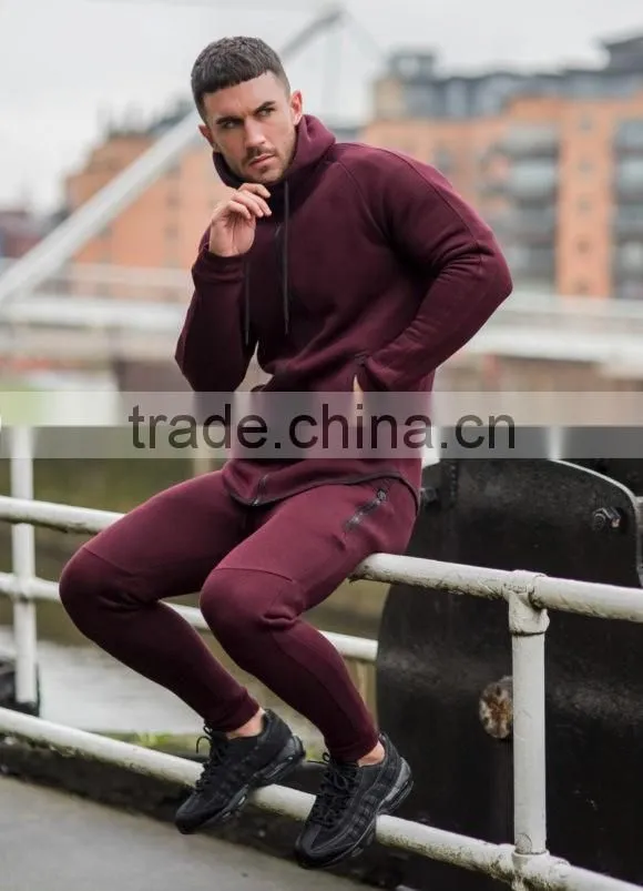 New arrival high quality tracksuit curved hem tracksuit