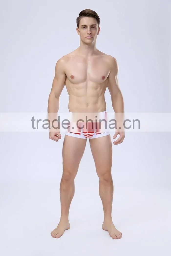 Hot Sale Fashion Style Men White Underwear Cotton And Spandex Shorts For Men New Arrival Quality Comfortable Men Boxers