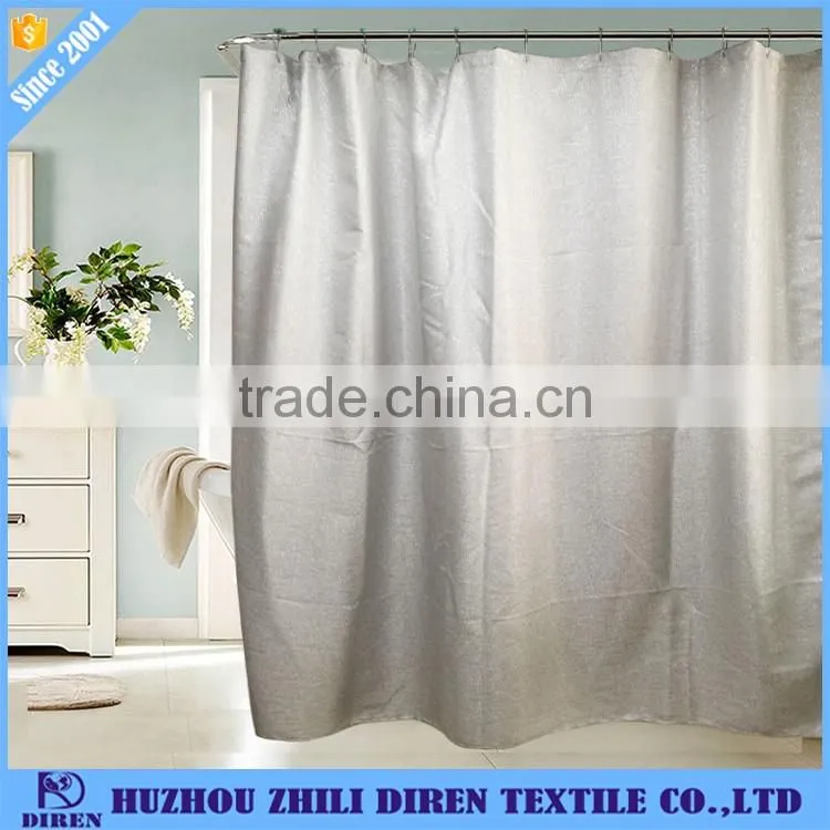 China Supplier Mildewproof Durable Hotel Shower Curtain