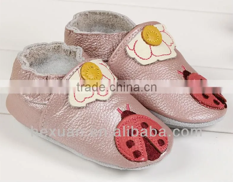New design high quality hot-selling in European maket 2014 lovely kids leather shoes