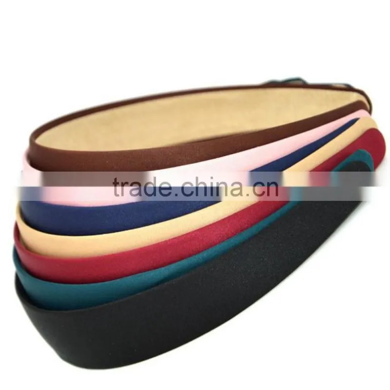 Fashion Colorful Plastic Headband Satin