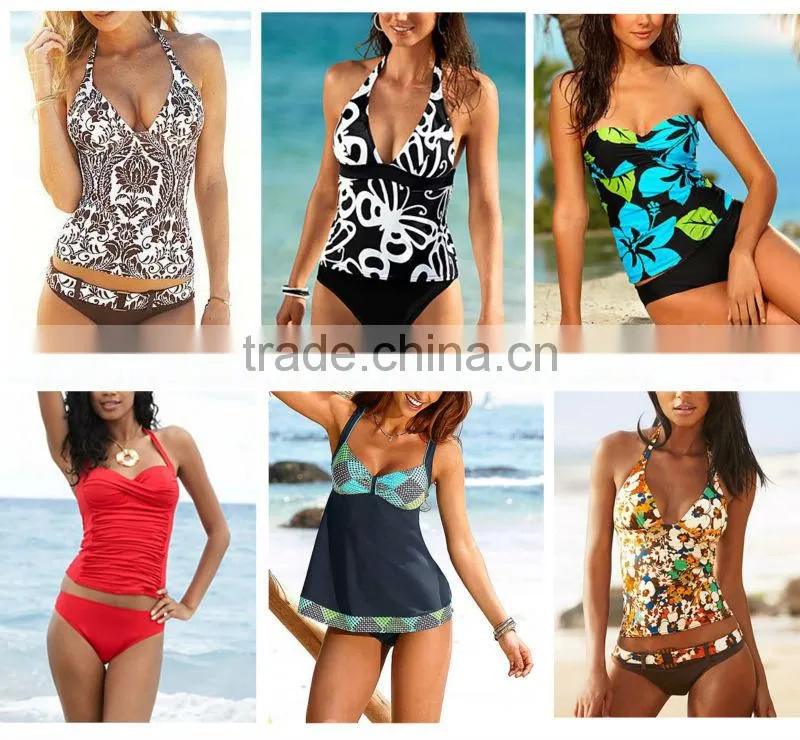 women sexy halter tankinis swimwears