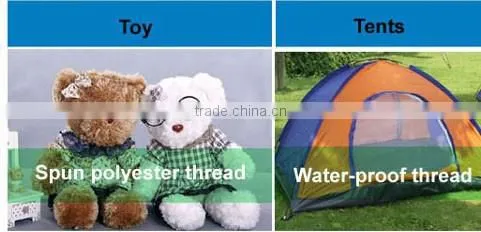 28S/3 tex60 polyester core spun sewing thread