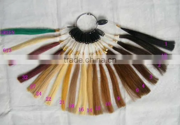 human hair mixed synthetic fiber hair weaving