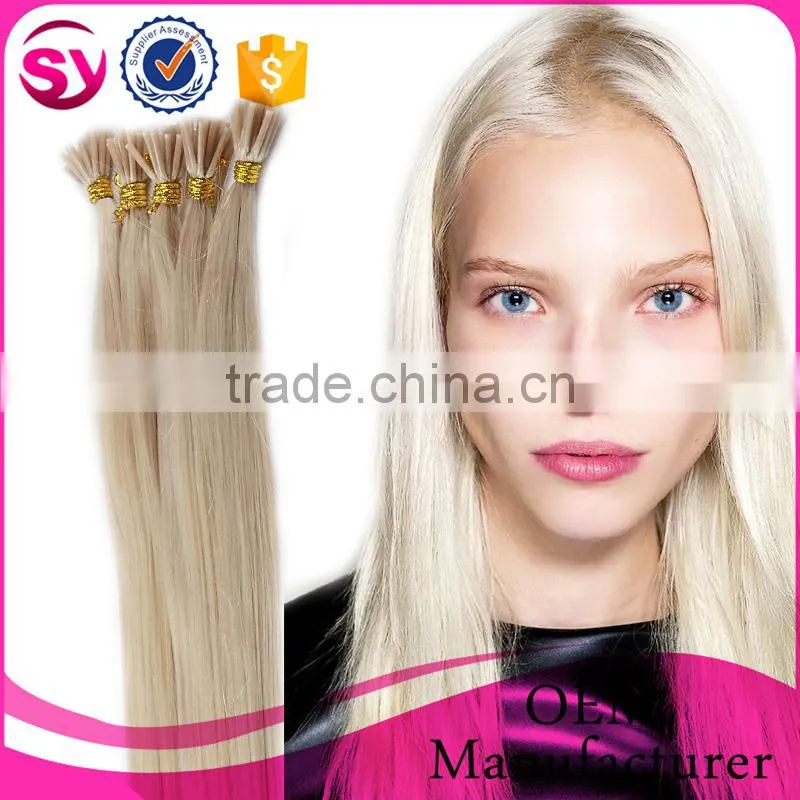 cheap 100% human hair i tip hair extension,factory wholesale price i-tip hair extension