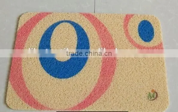 Small MOQ unique design PVC coil door mat custom printed door mat