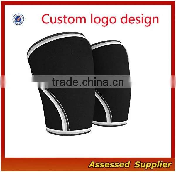 ZT-S55/ Custom OEM neoprene knee support sleeves/ 7mm weightlifting neoprene knee sleeve