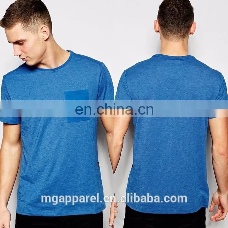 China Clothing Manufacturer Custom Mens T-shirt Promotional Cotton T-shirt With Pocket