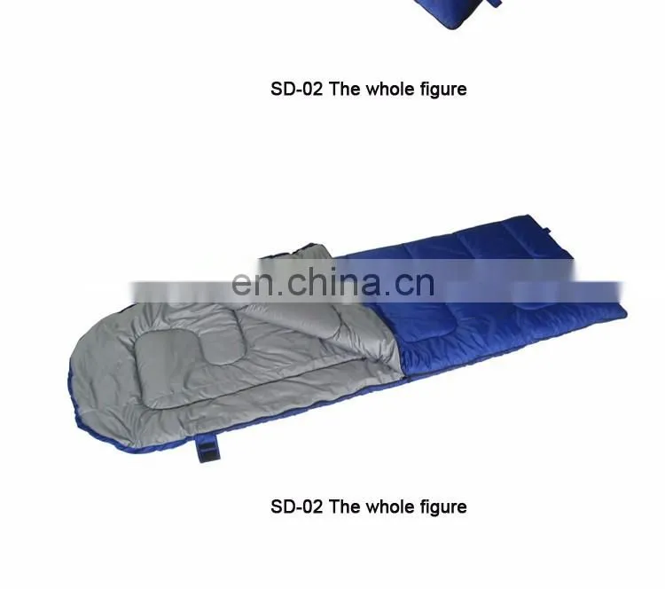 Camping Sleeping Bag with Hollow Cotton Filling for 4 Season Traveling