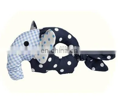 2015 new design Safety fabric blue elepant hand rattle toys for baby