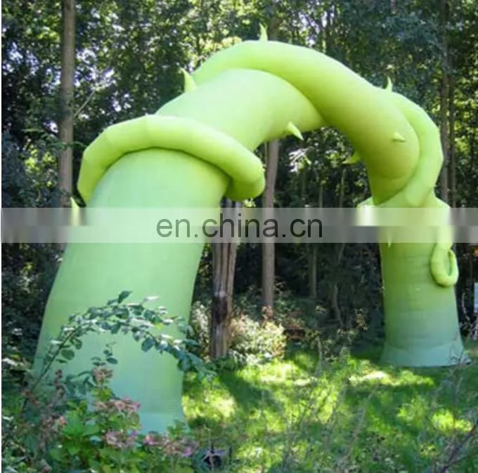 New product inflatable green vine plant arch entrance, inflatable archway for advertising /event activity