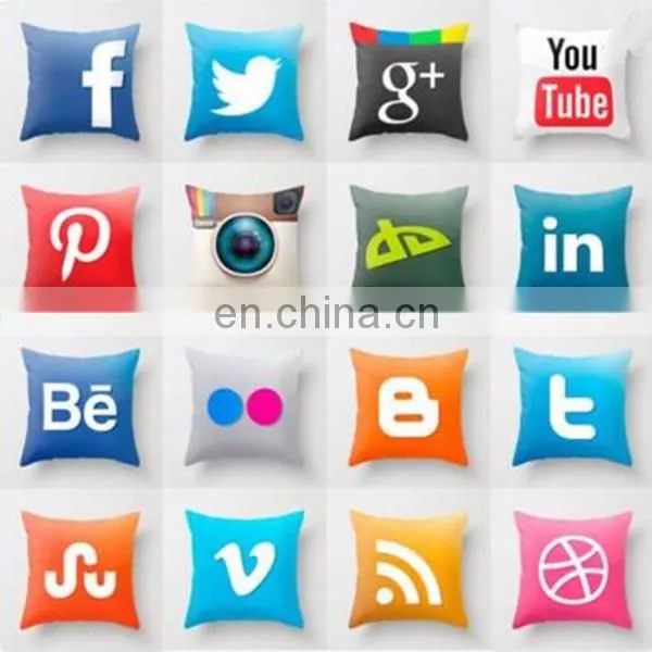 Emoji pillow Social-Media fancy pillow case most creative and unusual pillows have at home