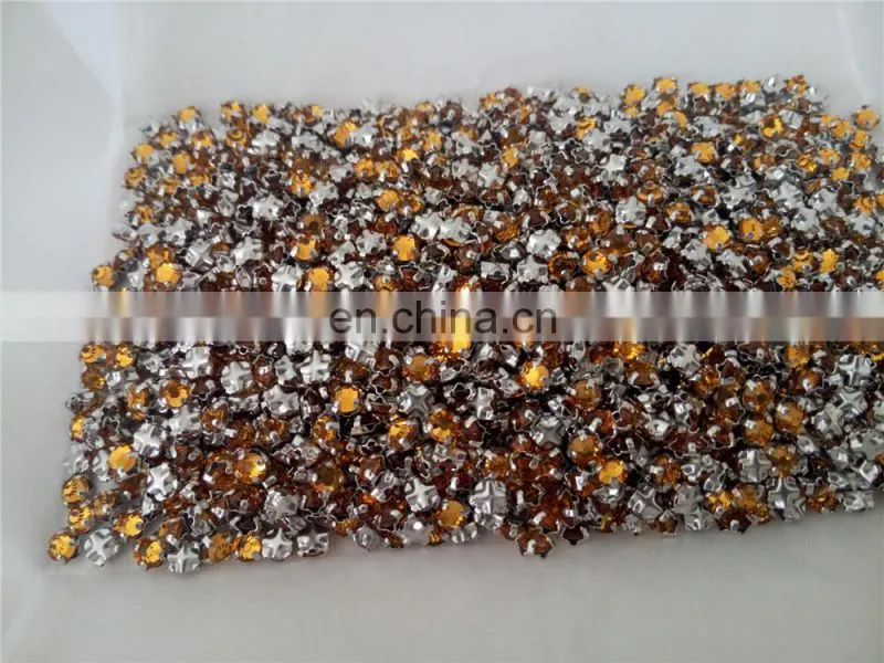 ss16 Crystal Rhinestones With Claw Settings For Garment Decoration