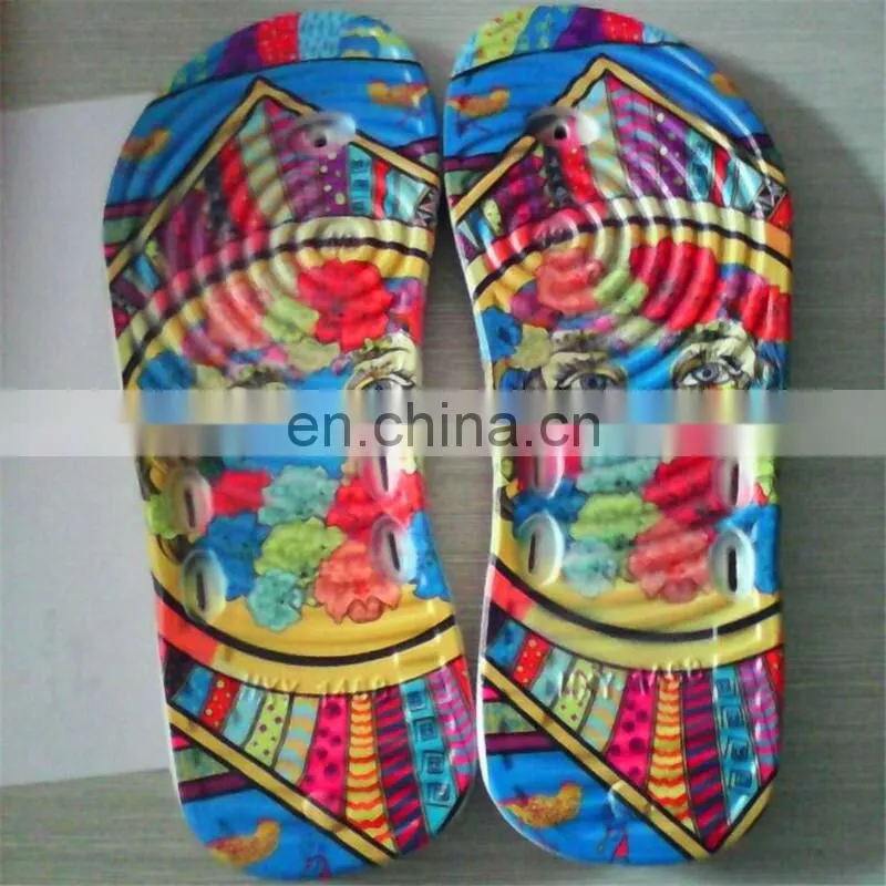 colorful slipper uv digital printer 8 colors