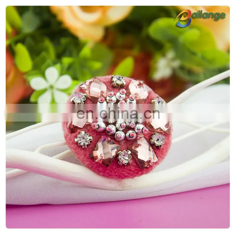 New year Wholesale handmade accessories beaded decorative jacket buttons