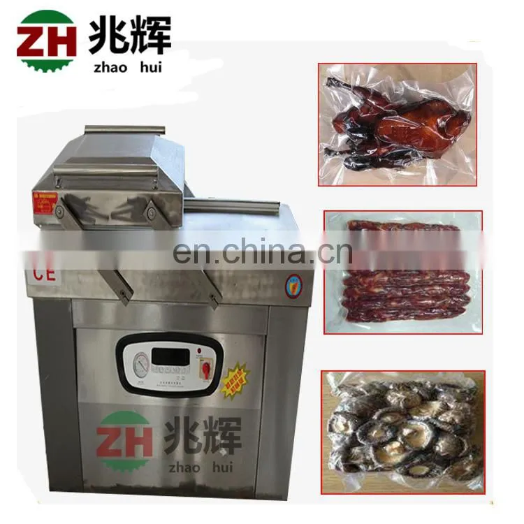 low price Double chamber vacuum packing machine vegetable vacuum sealer meat vacuum packer