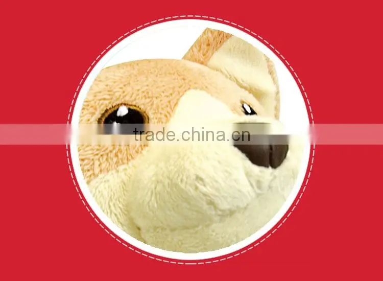 2016 plush toy factory SEMK plush animal cute dog baby toy