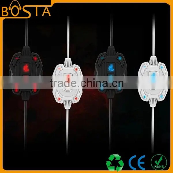 USB stylish good quality promotional stereo gaming headsets with microphone