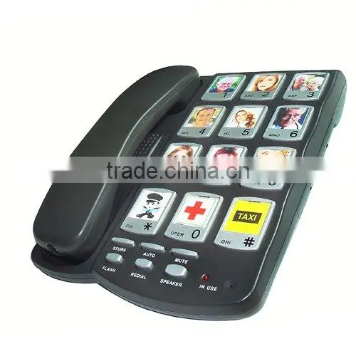 blind telephone,Big dial Telephone,old people phone
