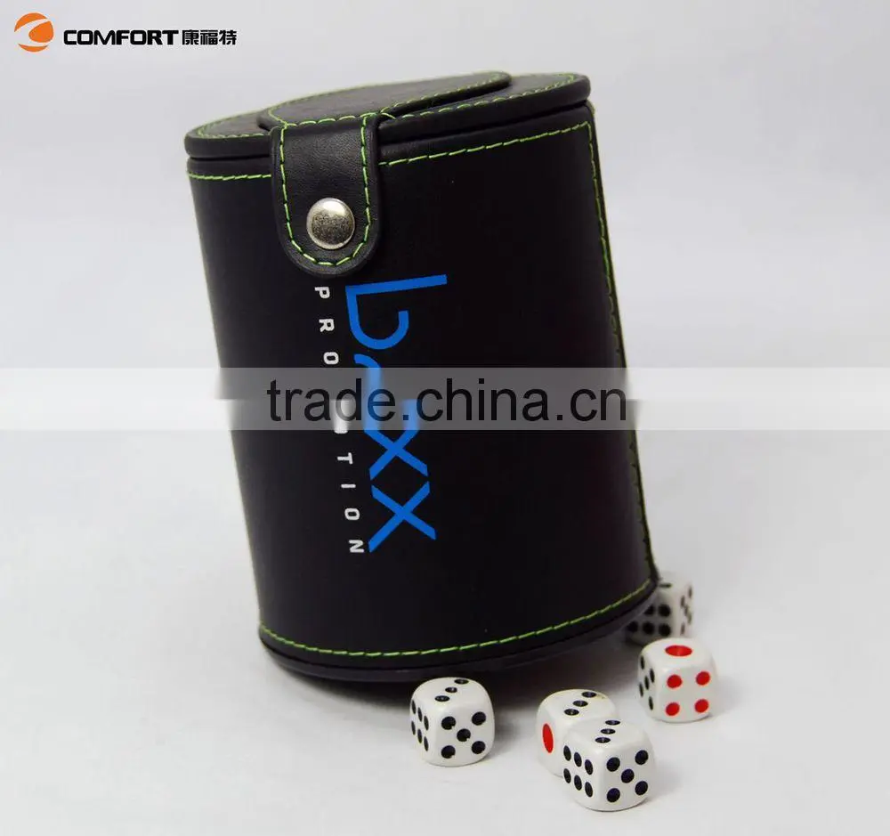 best quality lid leather dice cupcustom protein shaker