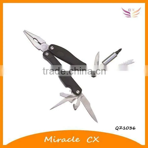Black handle multifunctional tool multi tool