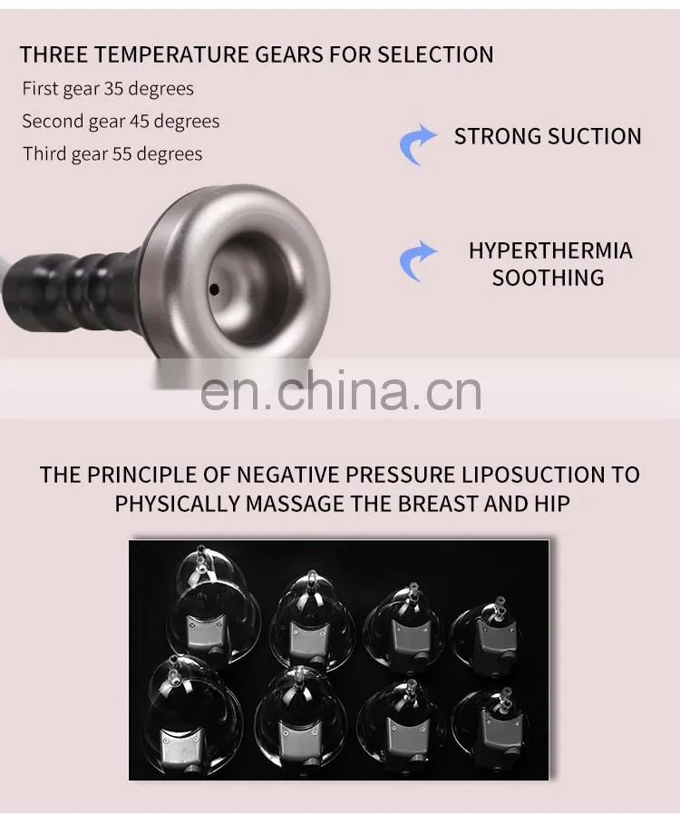 HOT Factory Vacuum Therapy Breast Enlargement Machine Vacuum Pump Butt Lift Breast Sucking Body Therapy Lymph Drainage