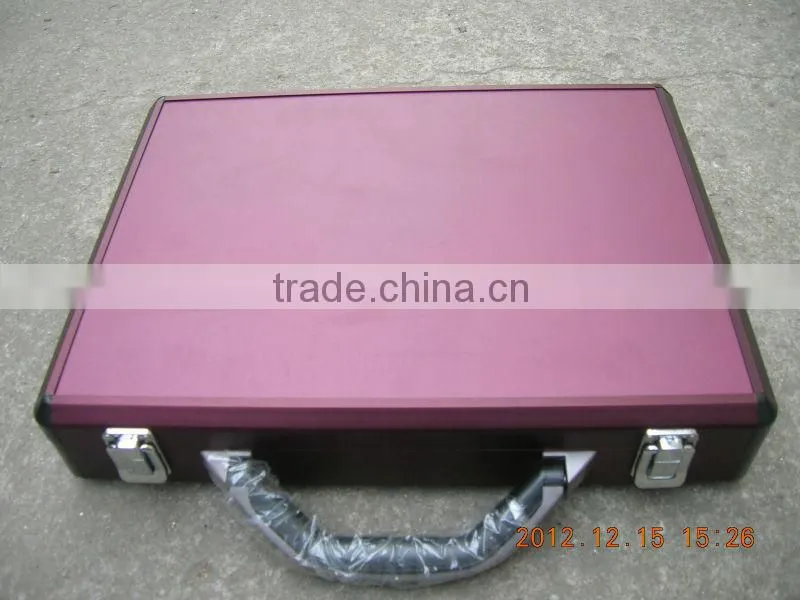 selling portable aluminum case sample carry case