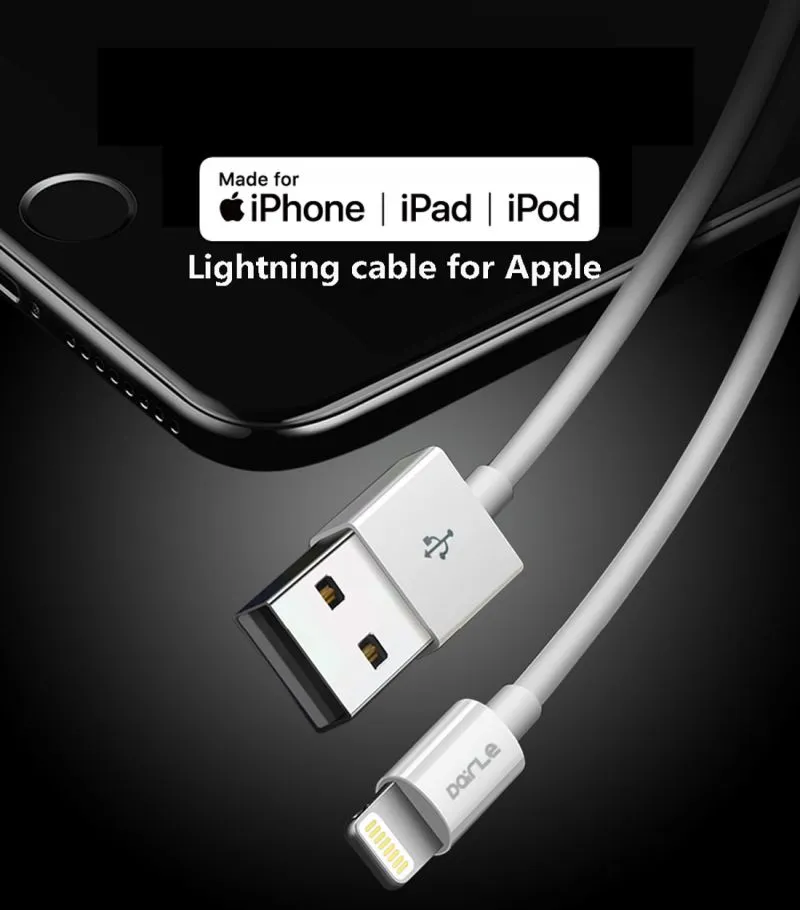 Original white mfi certified for Apple fast charging usb data cable for iphone 8/Xs