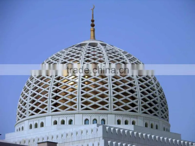 Factory price steel space frame dome roof for sale