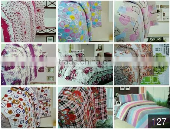 Wholesale printed bedding fabric cheap hotel bedding wholesale