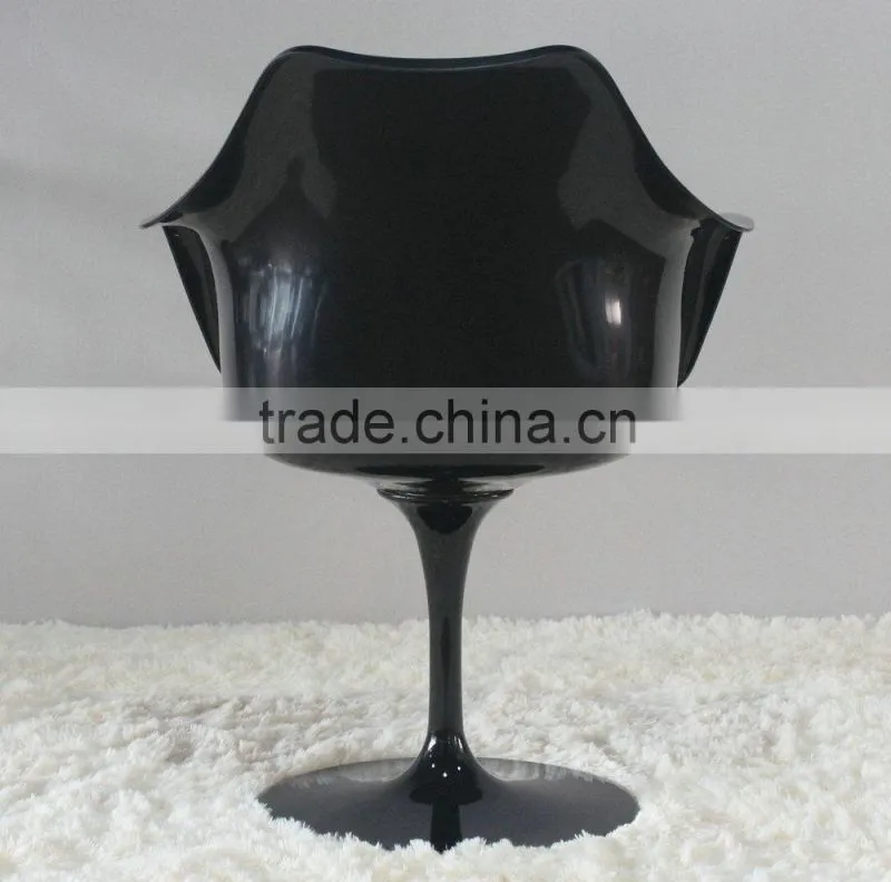 Commercial furniture ABS shell tulip arm chair bar chair
