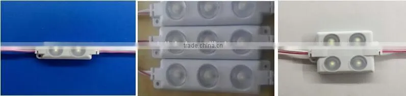 SMD5050/2835 3Pcs Led 1.2-1.5W Injection Molding Waterproof LED Module for Advertising Letter