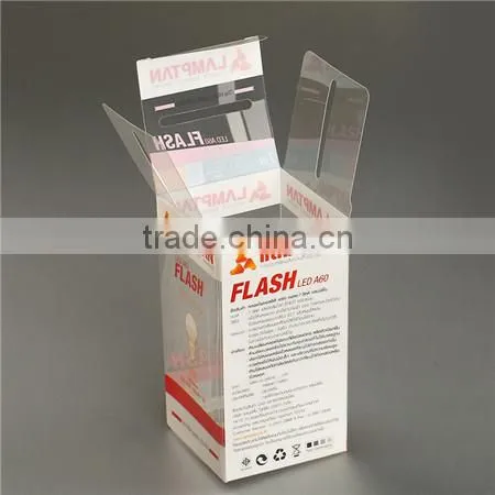 LED A60 flash plastic packaging box