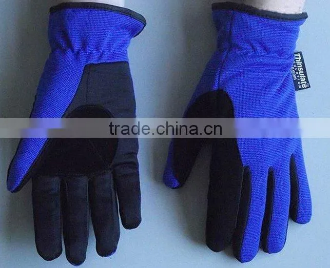 Anti Shock leather palm carpenter, Plumbing and Heavy duty Mechanic Work Gloves