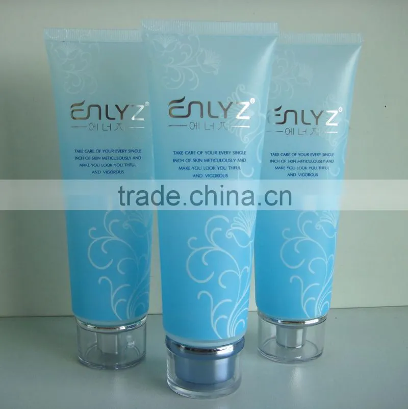 Plastic Tubes with Acrylic Caps, cosmetic soft tube packing