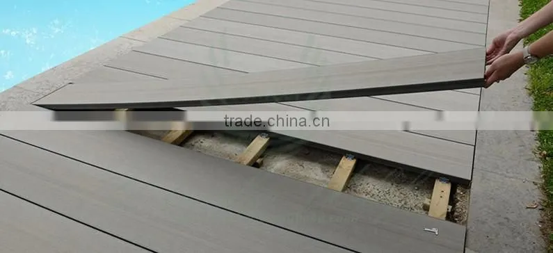 Up-to-date styling WPC composite solid wood decking flooring