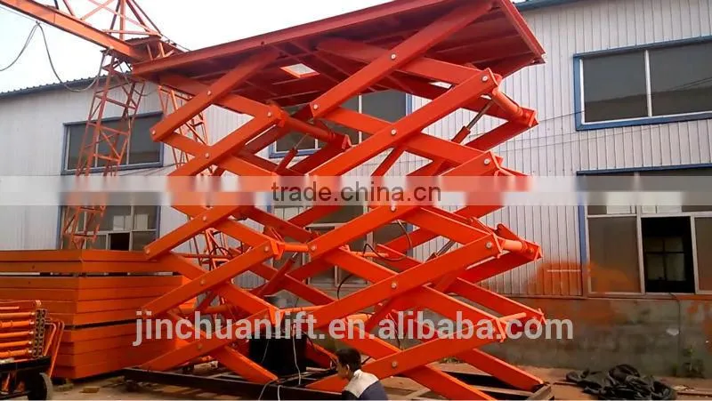 The best utility cargo indoor scissor lift table/stationary scissor lift