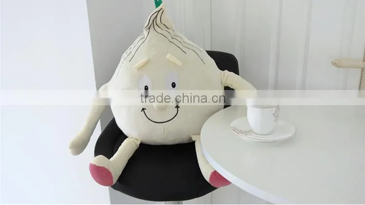 Cute white plush onion pillow fashion cute vegetable pillow