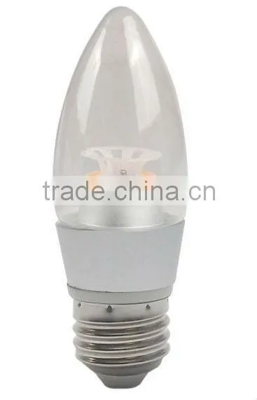 CE & ROHS E14 2700K COB LED Candle lamp 40W Replacement