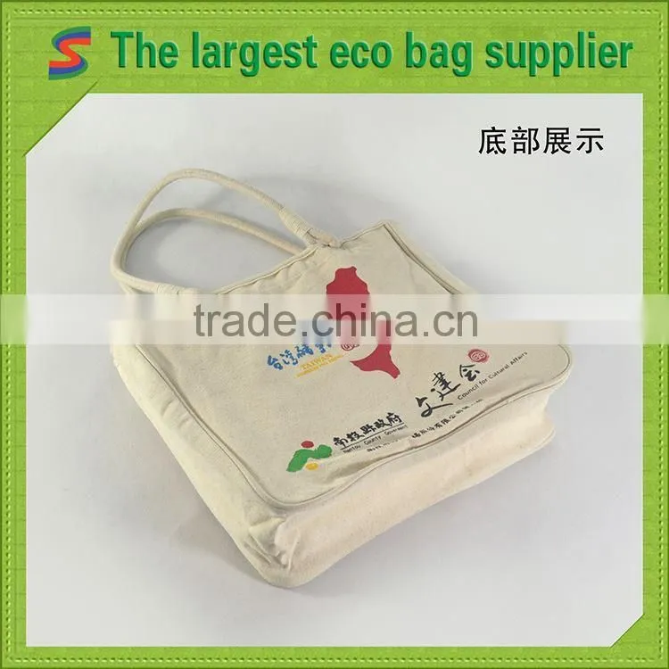 canvas bag with leather trim wholesale cotton fabric garment bag