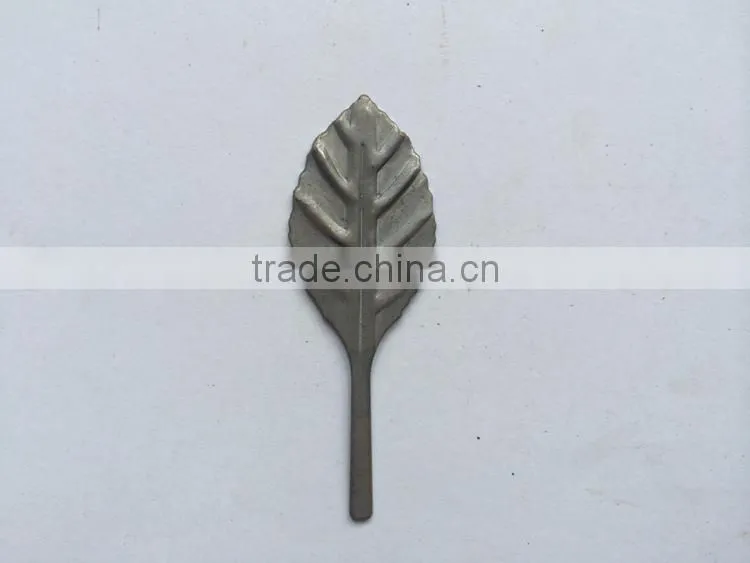 Stamped Iron Leaves and flowers