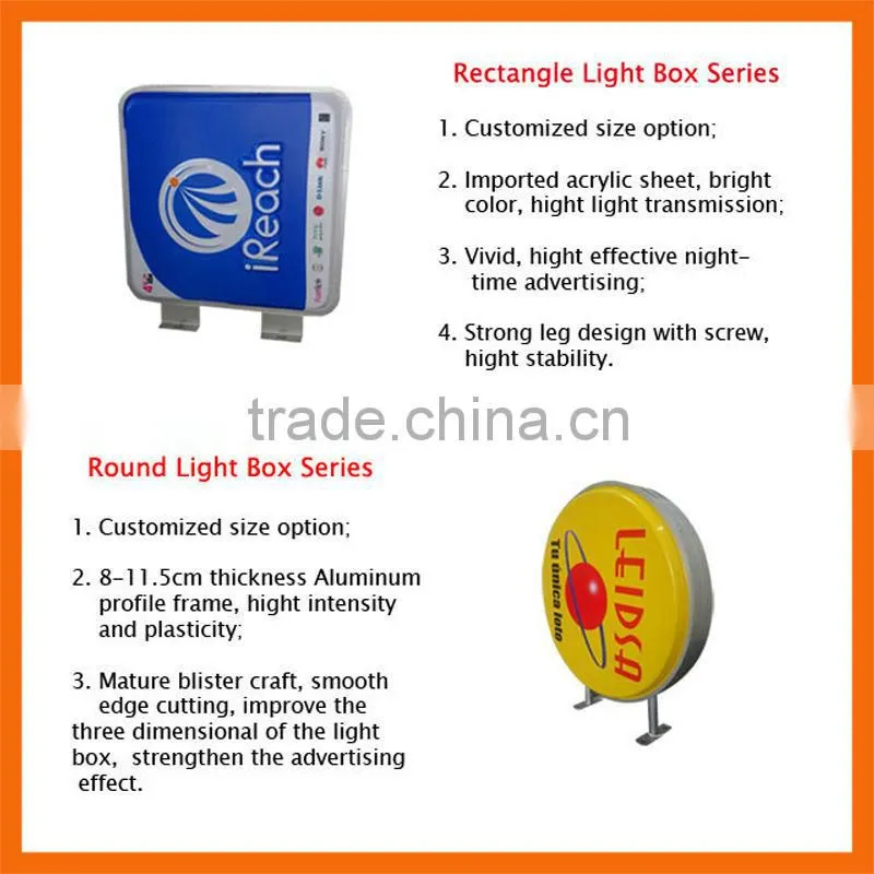 Good Quality Electronic Front Light Advertising Signs