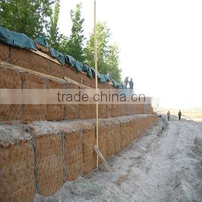 Hot dipped galvanized gabion mattresses
