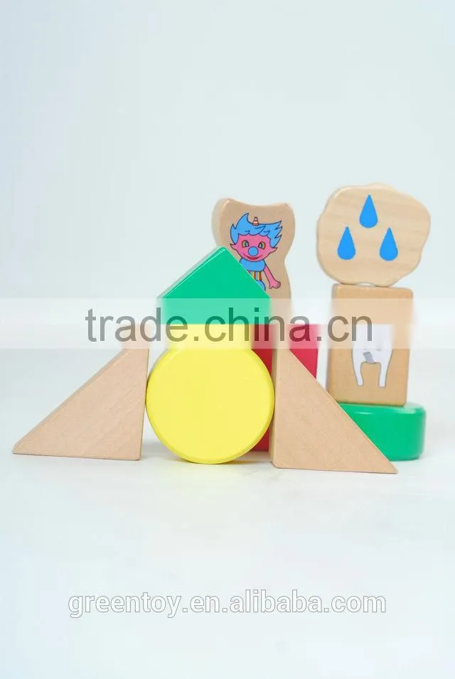 wooden block puzzle educational toys for kids