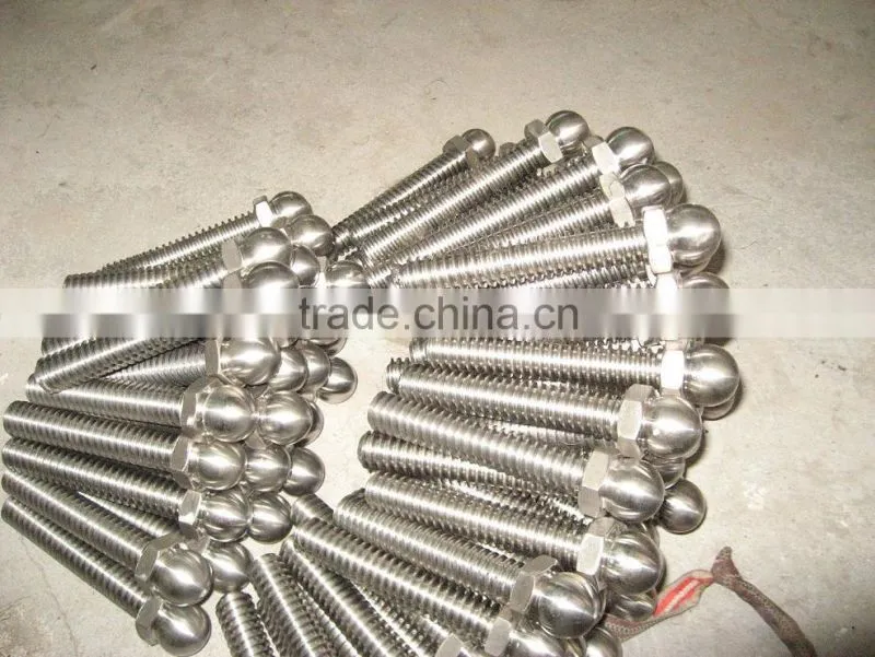 Custom stainless steel or zinc plated adjustable feet(Solid steel bases)