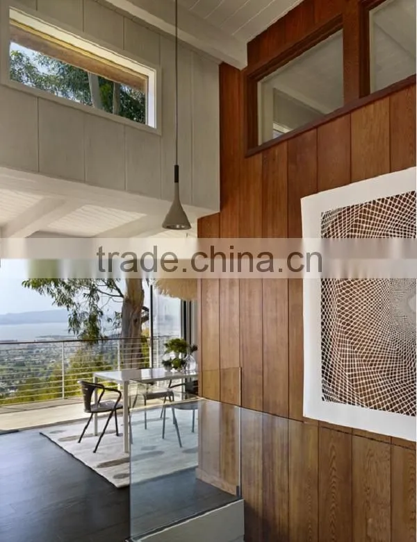 customize rustic oak engineered wall pannel