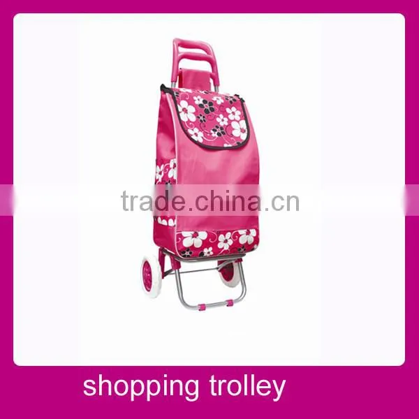 Fashion trolley bag plush bag