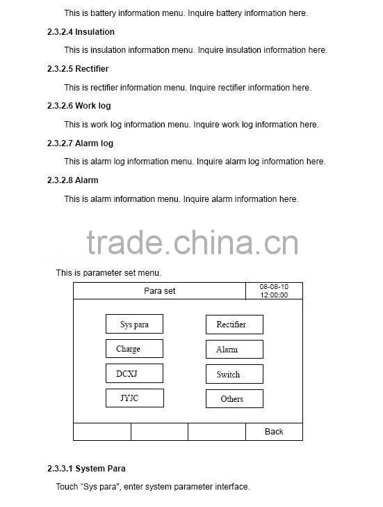 LCD substation power supply control and management system