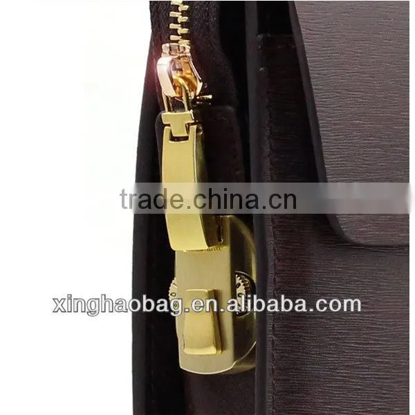 Business genuine zip lock bag holde lock for bags with bag lock