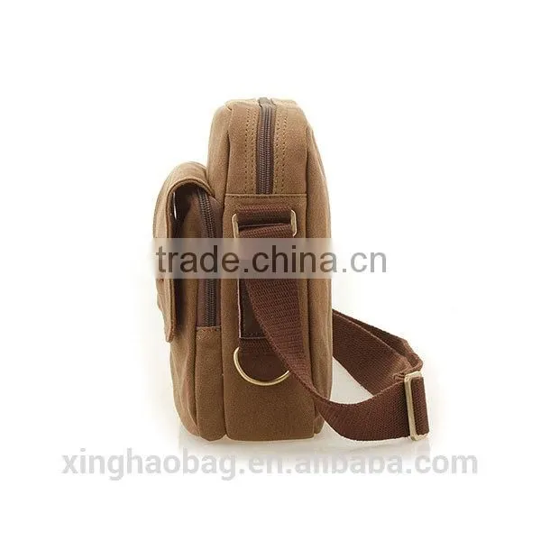 High quality vintage adjustable Canvas Messenger Bag for Men